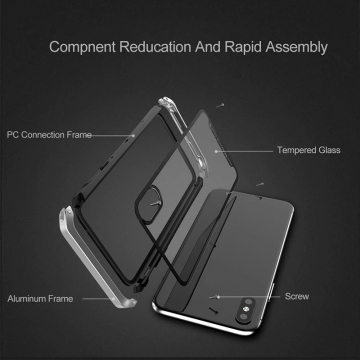 Чохол Element Box зі скляною задньою панеллю для смартфона iPhone 14, пластиковий корпус + скляна задня панель + алюминієві накладки, гумові прокладки на внутрішній поверхні рами для захисту корпуса смартфона, в задню панель вбудована накладка для захисту блока камер, подвійний отвір для кріплення ремінця, в комплект входить викрутка і 2 запасних гвинтика, Київ, Киев