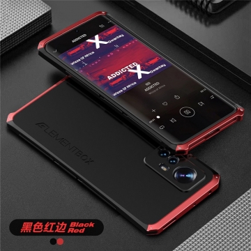 Чехол Element Case Solace Element Box для смартфона Xiaomi 12 / Xiaomi 12X / Xiaomi 12S, противоударный бампер, корпус из поликарбоната, алюминиевые накладки, бампер состоит из трёх частей, скрученных четырьмя винтиками, в комплект входит отвёртка и 2 запасных винтика, резиновые прокладки на внутренней поверхности рамы для защиты корпуса смартфона со встроенными кнопками регулировки громкости и включения / выключения, фабричная упаковка, Киев, Київ