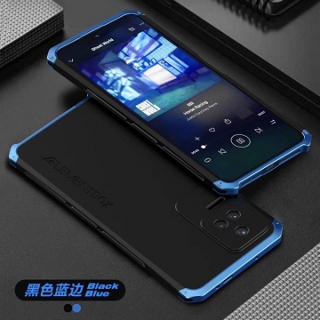 Чехол Element Case Solace Element Box для смартфона Xiaomi Redmi K50 / Xiaomi Redmi K50 Pro, противоударный бампер, корпус из поликарбоната, алюминиевые накладки, бампер состоит из трёх частей, скрученных четырьмя винтиками, в комплект входит отвёртка и 2 запасных винтика, резиновые прокладки на внутренней поверхности рамы для защиты корпуса смартфона со встроенными кнопками регулировки громкости и включения / выключения, фабричная упаковка, Киев, Київ