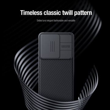 Чехол с защитной шторкой для камеры Nillkin CamShield Pro для смартфона Xiaomi Poco F6 / Xiaomi Redmi Turbo 3, задняя панель из поликарбоната + рама из термополиуретана, дополнительная защита углов смартфона «воздушными подушками», шторка-слайдер для защиты камеры от механических воздействий, накладки на кнопки регулировки громкости, чёрный, синий, зелёный, Киев, Київ