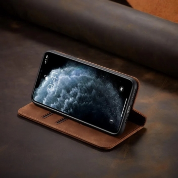 Чохол-книжка для Xiaomi Redmi Note 14 4G, горизонтальний фліп, штучна шкіра + накладка з термополіуретана, вбудовані магніти для фіксації чохла в закритому стані, два відділення для платіжних карт / візитівок, відділення для готівки, накладка на кнопки живлення і регулювання гучності, можливість трансформації чохла в підставку для перегляду відео, подвійний отвір для кріплення ремінця, Київ, Киев