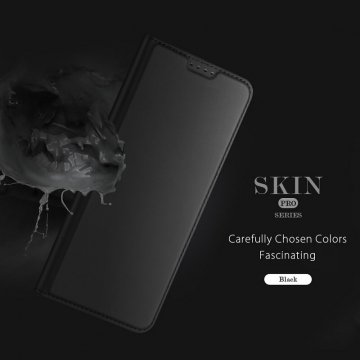 Чехол-книжка Dux Ducis Skin Pro для смартфона Xiaomi 13 Pro, горизонтальный флип, искусственная кожа, накладка из термополиуретана, встроенные магниты для фиксации чехла в закрытом и открытом состоянии, отделение для платёжных карт / визиток, возможность трансформации чехла в подставку для просмотра видео, чёрный, синий, золотой, розовый, Киев, Київ