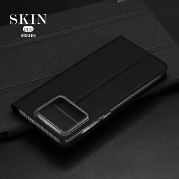 Чехол-книжка Dux Ducis Skin Pro для смартфона Xiaomi 14 Pro, горизонтальный флип, искусственная кожа, накладка из термополиуретана, встроенные магниты для фиксации чехла в закрытом и открытом состоянии, отделение для платёжных карт / визиток, возможность трансформации чехла в подставку для просмотра видео, чёрный, синий, золотой, розовый, Киев, Київ
