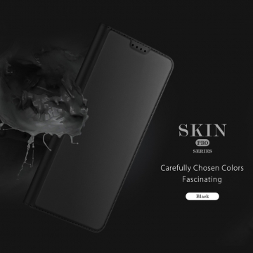 Чехол-книжка Dux Ducis Skin Pro для смартфона Xiaomi 14 Pro, горизонтальный флип, искусственная кожа, накладка из термополиуретана, встроенные магниты для фиксации чехла в закрытом и открытом состоянии, отделение для платёжных карт / визиток, возможность трансформации чехла в подставку для просмотра видео, чёрный, синий, золотой, розовый, Киев, Київ
