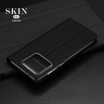 Чехол-книжка Dux Ducis Skin Pro для смартфона Xiaomi 14T Pro, горизонтальный флип, искусственная кожа, накладка из термополиуретана, встроенные магниты для фиксации чехла в закрытом и открытом состоянии, отделение для платёжных карт / визиток, возможность трансформации чехла в подставку для просмотра видео, чёрный, синий, золотой, розовый, Киев, Київ