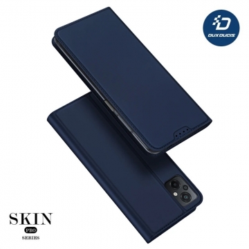 Чехол-книжка Dux Ducis Skin Pro для смартфона Xiaomi Poco M5, горизонтальный флип, искусственная кожа, накладка из термополиуретана, встроенные магниты для фиксации чехла в закрытом и открытом состоянии, отделение для платёжных карт / визиток, возможность трансформации чехла в подставку для просмотра видео, чёрный, синий, золотой, розовый, Киев, Київ