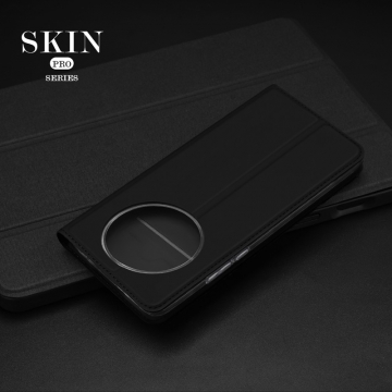 Чехол-книжка Dux Ducis Skin Pro для смартфона Xiaomi Redmi 14C / Xiaomi Poco C75, горизонтальный флип, искусственная кожа, накладка из термополиуретана, встроенные магниты для фиксации чехла в закрытом и открытом состоянии, отделение для платёжных карт / визиток, возможность трансформации чехла в подставку для просмотра видео, чёрный, синий, золотой, розовый, Киев, Київ