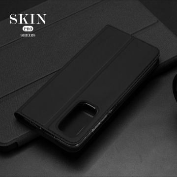 Чехол-книжка Dux Ducis для смартфона Xiaomi Redmi Note 11 / Xiaomi Redmi Note 11S, горизонтальный флип, искусственная кожа, накладка из термополиуретана, встроенные магниты для фиксации чехла в закрытом и открытом состоянии, отделение для платёжных карт / визиток, возможность трансформации чехла в подставку для просмотра видео, чёрный, синий, золотой, розовый, Киев, Київ