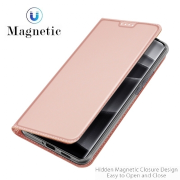 Чехол-книжка Dux Ducis Skin Pro для смартфона Xiaomi Redmi Note 14 Pro+ 5G, Xiaomi Redmi Note 14 Pro Plus 5G, горизонтальный флип, искусственная кожа, накладка из термополиуретана, встроенные магниты для фиксации чехла в закрытом и открытом состоянии, отделение для платёжных карт / визиток, возможность трансформации чехла в подставку для просмотра видео, чёрный, синий, золотой, розовый, Киев, Київ