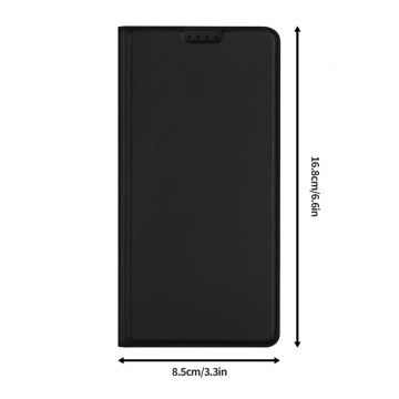 Чехол-книжка Dux Ducis Skin Pro для смартфона Xiaomi Redmi Note 14 Pro+ 5G, Xiaomi Redmi Note 14 Pro Plus 5G, горизонтальный флип, искусственная кожа, накладка из термополиуретана, встроенные магниты для фиксации чехла в закрытом и открытом состоянии, отделение для платёжных карт / визиток, возможность трансформации чехла в подставку для просмотра видео, чёрный, синий, золотой, розовый, Киев, Київ