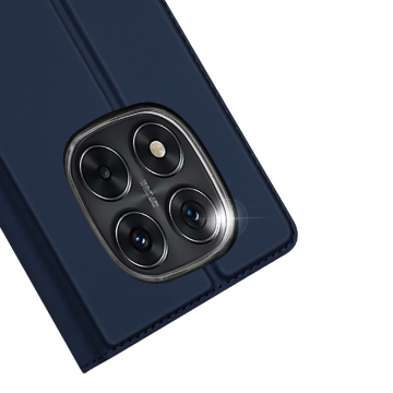 Чехол-книжка Dux Ducis Skin Pro для смартфона Xiaomi Redmi Note 14 Pro 5G / Xiaomi Poco X7, горизонтальный флип, искусственная кожа, накладка из термополиуретана, встроенные магниты для фиксации чехла в закрытом и открытом состоянии, отделение для платёжных карт / визиток, возможность трансформации чехла в подставку для просмотра видео, чёрный, синий, золотой, розовый, Киев, Київ