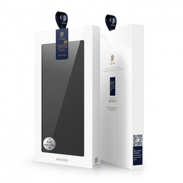 Чехол-книжка Dux Ducis Skin Pro для смартфона Xiaomi Redmi Note 14 Pro 5G / Xiaomi Poco X7, горизонтальный флип, искусственная кожа, накладка из термополиуретана, встроенные магниты для фиксации чехла в закрытом и открытом состоянии, отделение для платёжных карт / визиток, возможность трансформации чехла в подставку для просмотра видео, чёрный, синий, золотой, розовый, Киев, Київ