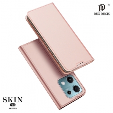 Чохол-книжка Dux Ducis (серія Skin Pro) для Xiaomi Redmi Note 14S Чехол-книжка Dux Ducis Skin Pro для смартфона Xiaomi Redmi Note 14S, горизонтальный флип, искусственная кожа, накладка из термополиуретана, встроенные магниты для фиксации чехла в закрытом и открытом состоянии, отделение для платёжных карт / визиток, возможность трансформации чехла в подставку для просмотра видео, чёрный, синий, золотой, розовый, Киев, Київ