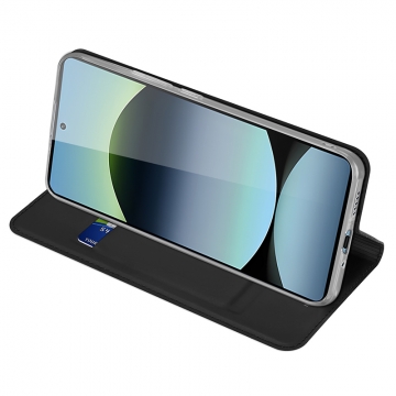 Чохол-книжка Dux Ducis (серія Skin Pro) для Xiaomi Redmi Note 14S Чехол-книжка Dux Ducis Skin Pro для смартфона Xiaomi Redmi Note 14S, горизонтальный флип, искусственная кожа, накладка из термополиуретана, встроенные магниты для фиксации чехла в закрытом и открытом состоянии, отделение для платёжных карт / визиток, возможность трансформации чехла в подставку для просмотра видео, чёрный, синий, золотой, розовый, Киев, Київ