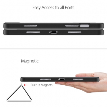 Чохол-накладка Dux Ducis (серія Toby) для планшета Xiaomi Pad 6 / Xiaomi Pad 6 Pro, горизонтальний фліп, передня панель зі штучної шкіри / поліуретану, задня панель з полікарбонату, рама з термополіуретану, прозора задня панель, смарт-чохол (екран вмикається при відкритті чохла і вимикається при закритті), відділення для зберігання стилуса, отвори у кутах задньої панелі для додаткового охолодження, Київ, Киев