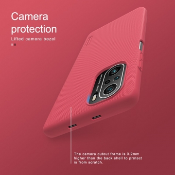 Чехол-накладка Nillkin Super Frosted Shield для смартфона Xiaomi Poco F3 / Xiaomi Redmi K40 / Xiaomi Redmi K40 Pro / Xiaomi Mi 11i, противоударный бампер, рифлёный пластик, накладки на кнопки регулировки громкости, чёрный, белый, золотой, красный, сапфирово-синий (Sapphire Blue), сине-зелёный (Peacock Blue), подставка для просмотра видео, Киев