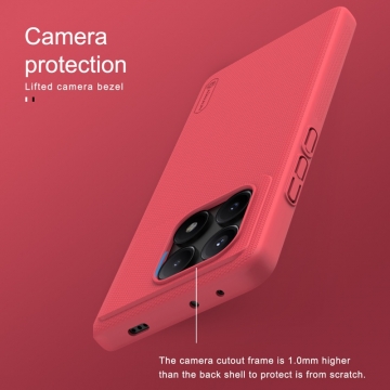 Чехол-накладка Nillkin Super Frosted Shield для смартфона Xiaomi Poco X6 Pro / Xiaomi Redmi K70E, противоударный бампер, рифлёный пластик, накладки на кнопки регулировки громкости, чёрный, белый, золотой, красный, сапфирово-синий (Sapphire Blue), сине-зелёный (Peacock Blue), подставка для просмотра видео, Киев