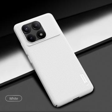 Чехол-накладка Nillkin Super Frosted Shield для смартфона Xiaomi Poco X6 Pro / Xiaomi Redmi K70E, противоударный бампер, рифлёный пластик, накладки на кнопки регулировки громкости, чёрный, белый, золотой, красный, сапфирово-синий (Sapphire Blue), сине-зелёный (Peacock Blue), подставка для просмотра видео, Киев