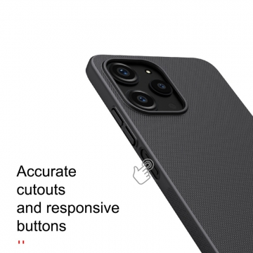 Чехол-накладка Nillkin Super Frosted Shield для смартфона Xiaomi Redmi 12 / Xiaomi Redmi Note 12R, противоударный бампер, рифлёный пластик, накладки на кнопки регулировки громкости, чёрный, белый, золотой, красный, сапфирово-синий (Sapphire Blue), сине-зелёный (Peacock Blue), подставка для просмотра видео, Киів, Киев