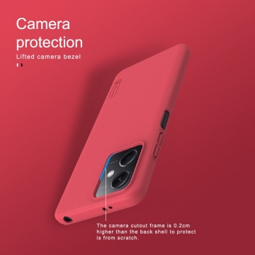 Чехол-накладка Nillkin Super Frosted Shield для смартфона Xiaomi Redmi Note 12 5G / Xiaomi Poco X5 5G, противоударный бампер, рифлёный пластик, накладки на кнопки регулировки громкости, чёрный, белый, золотой, красный, сапфирово-синий (Sapphire Blue), сине-зелёный (Peacock Blue), Киев, Київ