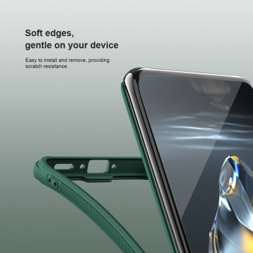 Чохол-накладка Nillkin Super Frosted Shield Pro для смартфона OnePlus 12R / OnePlus Ace 3, задня панель з полікарбоната + рама з термополіуретана, поєднання жорсткості з гнучкістю, додатковий захист кутів смартфона кутовими бамперами, накладки на кнопки живлення й регулювання гучності, чорний, синій, зелений, червоний, Київ, Киев