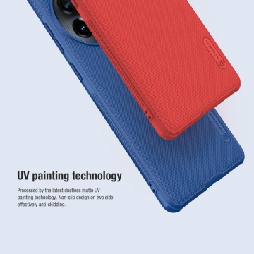 Чохол-накладка Nillkin Super Frosted Shield Pro для смартфона OnePlus Ace 2 Pro, задня панель з полікарбоната + рама з термополіуретана, поєднання жорсткості з гнучкістю, додатковий захист кутів смартфона кутовими бамперами, накладки на кнопки живлення й регулювання гучності, чорний, синій, зелений, червоний, Київ, Киев
