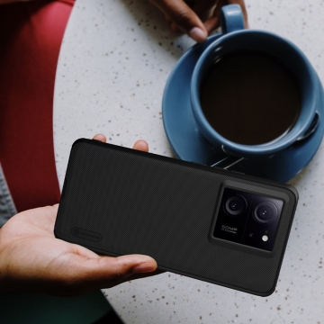 Чохол-накладка Nillkin Super Frosted Shield Pro для смартфона Xiaomi 13T / Xiaomi 13T Pro / Xiaomi Redmi K60 Ultra, задня панель з полікарбоната + рама з термополіуретана, поєднання жорсткості з гнучкістю, додатковий захист кутів смартфона кутовими бамперами, накладки на кнопки живлення й регулювання гучності, чорний, синій, зелений, червоний, Київ, Киев