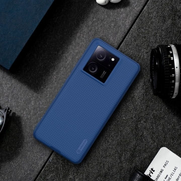 Чохол-накладка Nillkin Super Frosted Shield Pro для смартфона Xiaomi 13T / Xiaomi 13T Pro / Xiaomi Redmi K60 Ultra, задня панель з полікарбоната + рама з термополіуретана, поєднання жорсткості з гнучкістю, додатковий захист кутів смартфона кутовими бамперами, накладки на кнопки живлення й регулювання гучності, чорний, синій, зелений, червоний, Київ, Киев