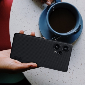 Чохол-накладка Nillkin Super Frosted Shield Pro для смартфона Xiaomi Poco F5 / Xiaomi Redmi Note 12 Turbo, задня панель з полікарбоната + рама з термополіуретана, поєднання жорсткості з гнучкістю, додатковий захист кутів смартфона кутовими бамперами, накладки на кнопки живлення й регулювання гучності, чорний, синій, зелений, червоний, Київ, Киев
