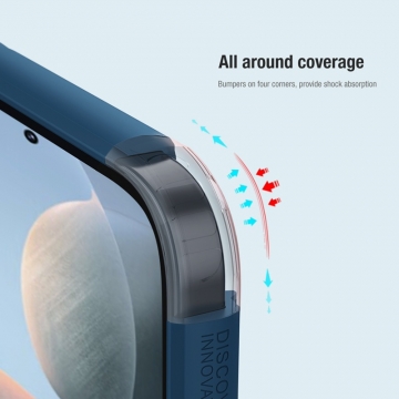 Чохол-накладка Nillkin Super Frosted Shield Pro для смартфона Xiaomi Poco F6 Pro / Xiaomi Redmi K70 / Xiaomi Redmi K70 Pro, задня панель з полікарбоната + рама з термополіуретана, поєднання жорсткості з гнучкістю, додатковий захист кутів смартфона кутовими бамперами, накладки на кнопки живлення й регулювання гучності, чорний, синій, зелений, червоний, Київ, Киев