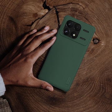 Чохол-накладка Nillkin Super Frosted Shield Pro для смартфона Xiaomi Poco F6 Pro / Xiaomi Redmi K70 / Xiaomi Redmi K70 Pro, задня панель з полікарбоната + рама з термополіуретана, поєднання жорсткості з гнучкістю, додатковий захист кутів смартфона кутовими бамперами, накладки на кнопки живлення й регулювання гучності, чорний, синій, зелений, червоний, Київ, Киев