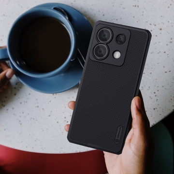 Чохол-накладка Nillkin Super Frosted Shield Pro для смартфона Xiaomi Redmi Note 13 Pro 5G / Xiaomi Poco X6, задня панель з полікарбоната + рама з термополіуретана, поєднання жорсткості з гнучкістю, додатковий захист кутів смартфона кутовими бамперами, накладки на кнопки живлення й регулювання гучності, чорний, синій, зелений, червоний, Київ, Киев