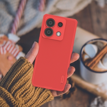 Чохол-накладка Nillkin Super Frosted Shield Pro для смартфона Xiaomi Redmi Note 13 Pro 5G / Xiaomi Poco X6, задня панель з полікарбоната + рама з термополіуретана, поєднання жорсткості з гнучкістю, додатковий захист кутів смартфона кутовими бамперами, накладки на кнопки живлення й регулювання гучності, чорний, синій, зелений, червоний, Київ, Киев
