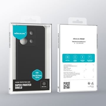 Чохол-накладка Nillkin Super Frosted Shield Pro для смартфона Xiaomi Redmi Note 13 Pro 5G / Xiaomi Poco X6, задня панель з полікарбоната + рама з термополіуретана, поєднання жорсткості з гнучкістю, додатковий захист кутів смартфона кутовими бамперами, накладки на кнопки живлення й регулювання гучності, чорний, синій, зелений, червоний, Київ, Киев