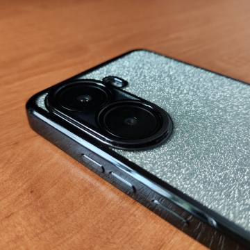 Чохол-накладка з кольоровим покриттям для Xiaomi Poco X7 Pro / Xiaomi Redmi Turbo 4 Чохол-накладка з кольоровим покриттям для смартфона Xiaomi Poco X7 Pro / Xiaomi Redmi Turbo 4, прозорий термополіуретан, виділені кольором рама і блок камер, знімна підкладка для зміни кольору задньої панелі, додатковий захист кутів смартфона «повітряними подушками», накладка на кнопки регулювання гучності, Київ, Киев