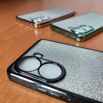 Чохол-накладка з кольоровим покриттям для Xiaomi Poco X7 Pro / Xiaomi Redmi Turbo 4 Чохол-накладка з кольоровим покриттям для смартфона Xiaomi Poco X7 Pro / Xiaomi Redmi Turbo 4, прозорий термополіуретан, виділені кольором рама і блок камер, знімна підкладка для зміни кольору задньої панелі, додатковий захист кутів смартфона «повітряними подушками», накладка на кнопки регулювання гучності, Київ, Киев