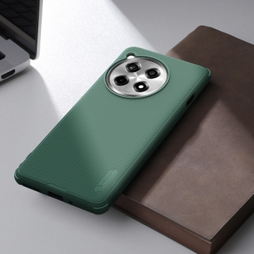 Чохол-накладка з вбудованим магнітом Nillkin Super Frosted Shield Pro Magnetic для смартфона OnePlus 12R / OnePlus Ace 3, MagSafe, задня панель з полікарбоната, рама з термополіуретана, захист кутів смартфона «повітряними подушками», накладки на кнопки живлення й регулювання гучності, вбудоване магнітне кільце з 36-х неодимових магнітів N52, подвійний отвір для кріплення ремінця, Київ, Киев