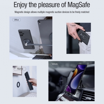 Чохол-накладка з вбудованим магнітом Nillkin Super Frosted Shield Pro Magnetic для смартфона Xiaomi Poco F5 / Xiaomi Redmi Note 12 Turbo, MagSafe, задня панель з полікарбоната, рама з термополіуретана, захист кутів смартфона «повітряними подушками», накладки на кнопки живлення й регулювання гучності, вбудоване магнітне кільце з 36-х неодимових магнітів N52, подвійний отвір для кріплення ремінця, Київ, Киев