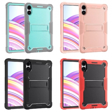 Чохол-накладка з висувною підставкою для планшета Xiaomi Poco Pad / Xiaomi Redmi Pad Pro, задня панель з полікарбоната + рама з термополіуретана, поєднання жорсткості з гнучкістю, накладка на кнопки живлення та регулювання гучності, висувна підставка для перегляду відео, Київ, Киев