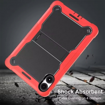 Чохол-накладка з висувною підставкою для планшета Xiaomi Poco Pad / Xiaomi Redmi Pad Pro, задня панель з полікарбоната + рама з термополіуретана, поєднання жорсткості з гнучкістю, накладка на кнопки живлення та регулювання гучності, висувна підставка для перегляду відео, Київ, Киев