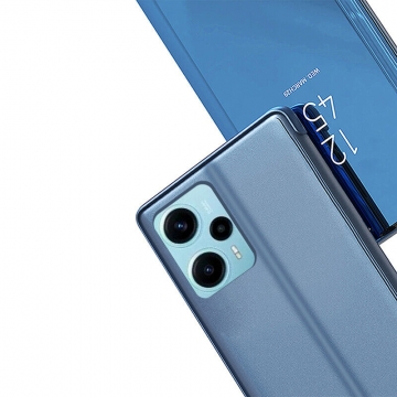 Зеркальный чехол-книжка-подставка Mirror Case для смартфона Xiaomi Poco F5 / Xiaomi Redmi Note 12 Turbo, противоударный чехол, пластик + полиуретан, смарт-чехол (при открытии чехла экран включается), Kview Magic Mirror, возможность трансформации чехла в подставку для просмотра видео, чёрный, синий, фиолетовый, золотой, розовый, Киев, Київ