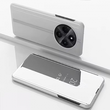 Зеркальный чехол-книжка-подставка Mirror Case для смартфона Xiaomi Redmi 14C / Xiaomi Poco C75, противоударный чехол, пластик + полиуретан, смарт-чехол (при открытии чехла экран включается), Kview Magic Mirror, возможность трансформации чехла в подставку для просмотра видео, чёрный, синий, фиолетовый, золотой, розовый, Киев, Київ