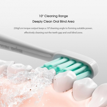 Электрическая умная зубная щётка Xiaomi Mijia Sonic Electric Toothbrush T500, MES601, щетинки DuPont, мотор на магнитной подвеске, 31000 колебаний щетинок в минуту, низкий уровень шума, контроль при помощи мобильного приложения Mi Home, 3 режима чистки, защита дёсен, влагозащита по стандарту IPX7, индукционная зарядка, светодиодная индикация режимов работы, белый, голубой, розовый, Киев