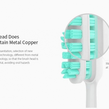 Электрическая зубная щётка Xiaomi Mijia Sonic Electric Toothbrush T300, MES602, ABS пластик, сменные чистящие насадки со щетинками от компании DuPont, 31000 колебаний щетинок в минуту, 2 режима чистки, влагозащита IPX7 (щётку можно мыть в воде), батарея 700 мА/ч, одного заряда хватает до 25 дней, зарядка до 100% за 4 часа, USB Type-C, светодиодная индикация режимов работы и зарядки, белый, Киев