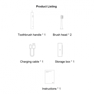 Електрична зубна щітка Xiaomi Mijia Sonic Electric Toothbrush T200C, модель MES606, насадка DuPont, мотор на магнітній підвісці: 31000 коливань щетинок за хвилину, два режими чищення, вологозахист IPX7, час повної зарядки 2 години, одного заряда вистачає до 25 днів, USB Type- C, світлова індикація режимів роботи та зарядки, тревел-кейс, контейнер для зберігання, блакитний, рожевий, Київ, Киев