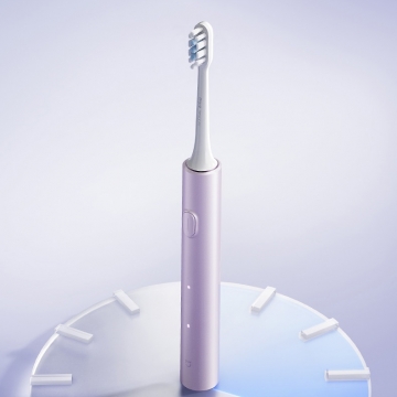 Електрична зубна щітка Xiaomi Mijia Sonic Electric Toothbrush T302, 4 змінні антибактеріальні насадки в комплекті, MES608, мотор на магнітній підвісці, 4 режими чищення, індукційнна зарядка від док-станції з USB-роз'ємом, час повної зарядки 4 години, одного заряда вистачає до 150 днів, вологозахист IPX8, світлова індикація режимів роботи та зарядки, Київ, Киев