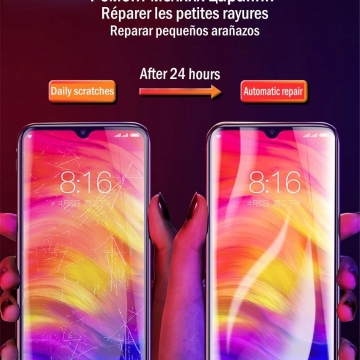 Гидрогелевая защитная плёнка для смартфона Xiaomi Mi9 SE, в комплект входят 2 плёнки, бронированная плёнка, полноэкранная плёнка (закрывает экран смартфона полностью), клеится к экрану смартфона всей поверхностью, клеится без использования жидкости, самовосстанавливающаяся плёнка, не влияет на чувствительность сенсора, не искажает цвета, олеофобное покрытие, пластиковый держатель для точного позиционирования плёнки на экране, шпатель для разглаживания плёнки, Киев