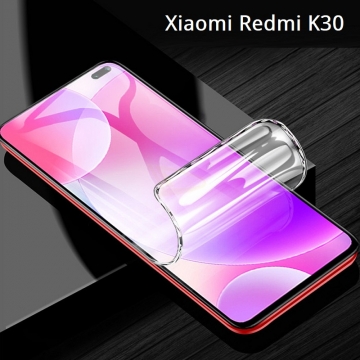 Гидрогелевая защитная плёнка для смартфона Xiaomi Redmi K30, в комплект входят 2 плёнки, бронированная плёнка, полноэкранная плёнка (закрывает экран смартфона полностью), клеится к экрану смартфона всей поверхностью, клеится без использования жидкости, самовосстанавливающаяся плёнка, не влияет на чувствительность сенсора, не искажает цвета, олеофобное покрытие, пластиковый держатель для точного позиционирования плёнки на экране, шпатель для разглаживания плёнки, Киев