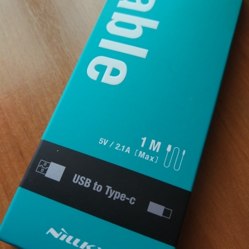 Кабель Nillkin 2018 (USB – USB Type-C), бескислородная медь и оплётка из термопластичного эластомера, ток зарядки: 5 V / 2,1 A, поддерживает быструю зарядку, длина кабеля: 1 м, белый, Киев