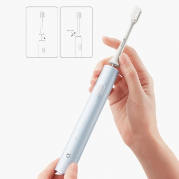 Комплект змінних насадок для електричної зубної щітки Xiaomi Mijia Sonic Electric Toothbrush T200 / T200C, модель MBS305, щетинки виробництва компанії DuPont, Київ, Киев